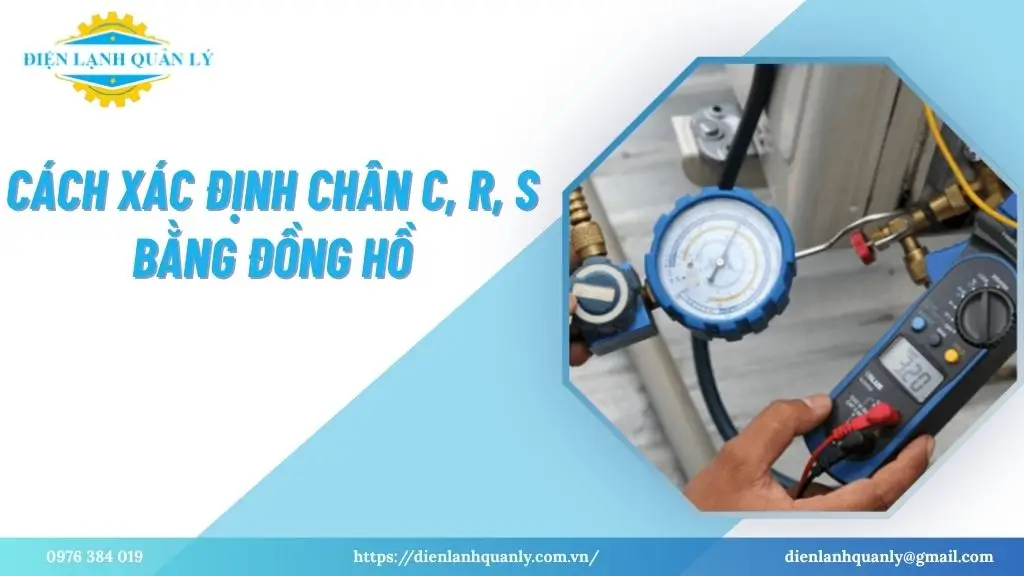 Cách xác định chân C,R,S bằng đồng hồ