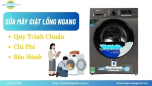 Sửa Máy Giặt Lồng Ngang: Quy Trình Chuẩn, Chi Phí, Bảo Hành